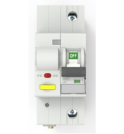 Tuya WiFi 1P Circuit Breaker, Power Metering, 10-63A, 6kA, Remote App Control, Precision Overvoltage/Temp Cutoff, DIN Rail